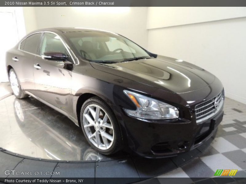Crimson Black / Charcoal 2010 Nissan Maxima 3.5 SV Sport