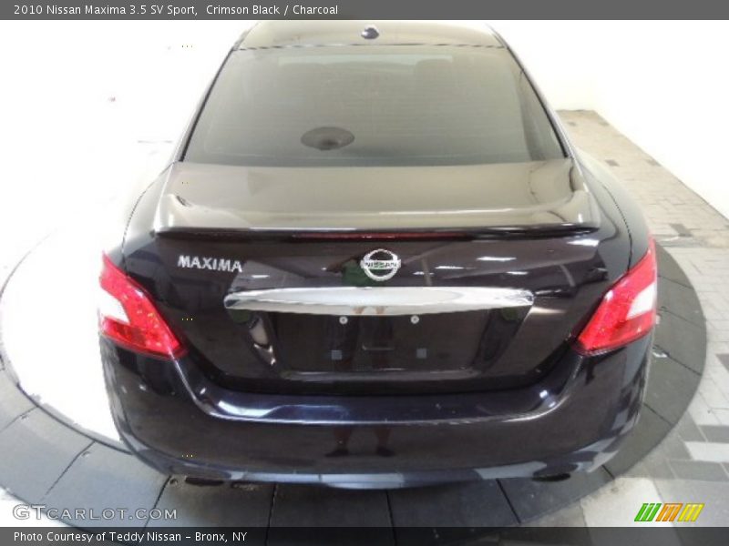 Crimson Black / Charcoal 2010 Nissan Maxima 3.5 SV Sport