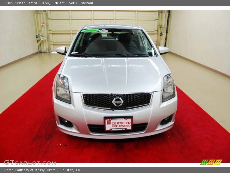 Brilliant Silver / Charcoal 2009 Nissan Sentra 2.0 SR