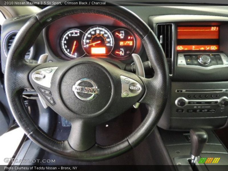 Crimson Black / Charcoal 2010 Nissan Maxima 3.5 SV Sport