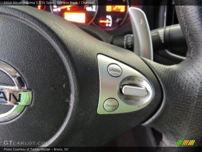 Crimson Black / Charcoal 2010 Nissan Maxima 3.5 SV Sport