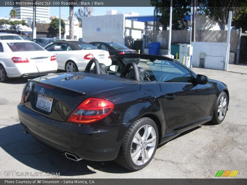 Black / Black 2011 Mercedes-Benz SLK 300 Roadster