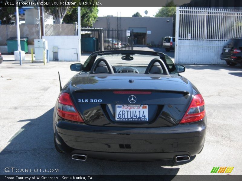 Black / Black 2011 Mercedes-Benz SLK 300 Roadster