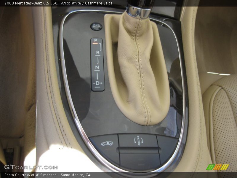 Arctic White / Cashmere Beige 2008 Mercedes-Benz CLS 550