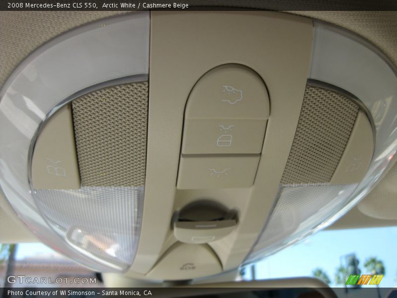 Arctic White / Cashmere Beige 2008 Mercedes-Benz CLS 550