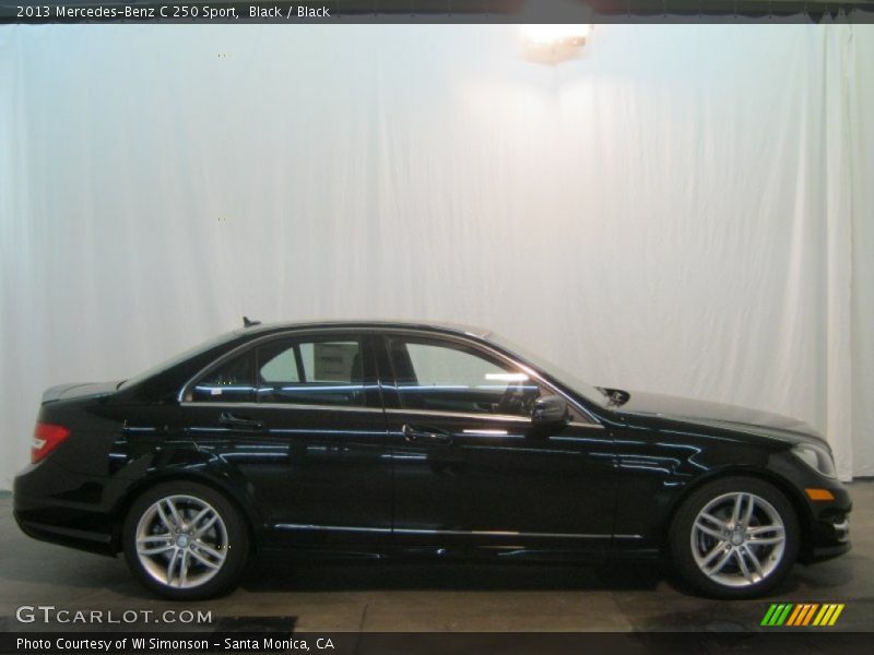 Black / Black 2013 Mercedes-Benz C 250 Sport