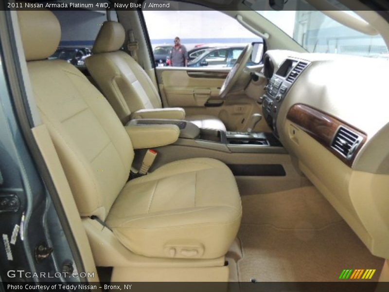 Front Seat of 2011 Armada Platinum 4WD