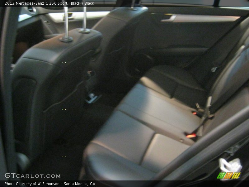 Black / Black 2013 Mercedes-Benz C 250 Sport