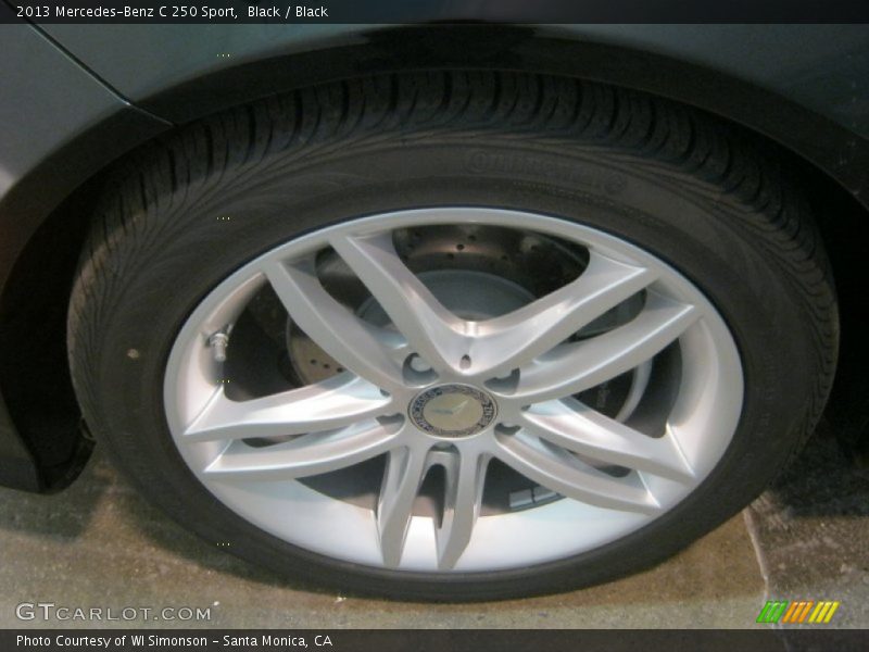 Black / Black 2013 Mercedes-Benz C 250 Sport
