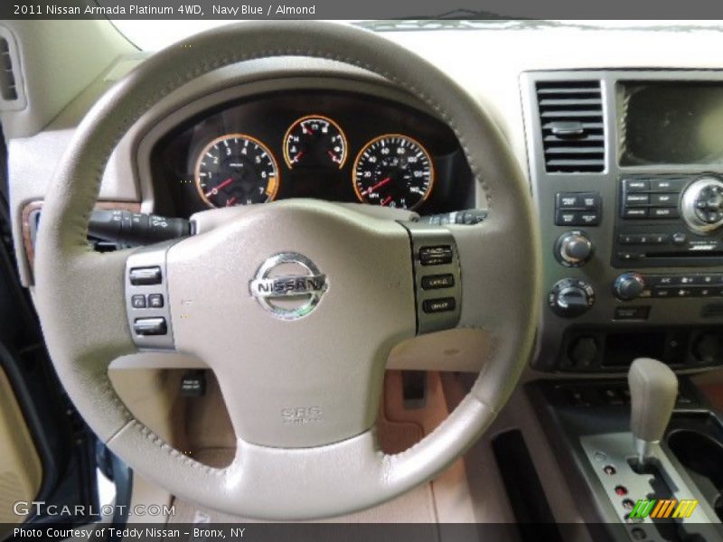 2011 Armada Platinum 4WD Steering Wheel