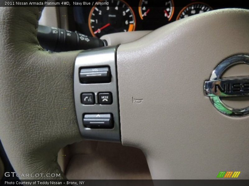 Controls of 2011 Armada Platinum 4WD