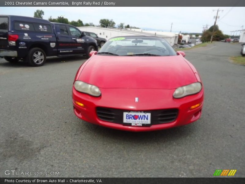 Bright Rally Red / Ebony 2001 Chevrolet Camaro Convertible