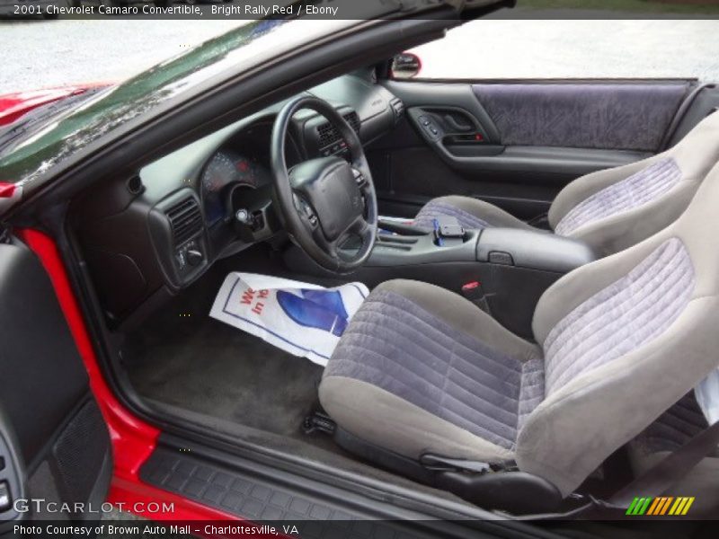  2001 Camaro Convertible Ebony Interior
