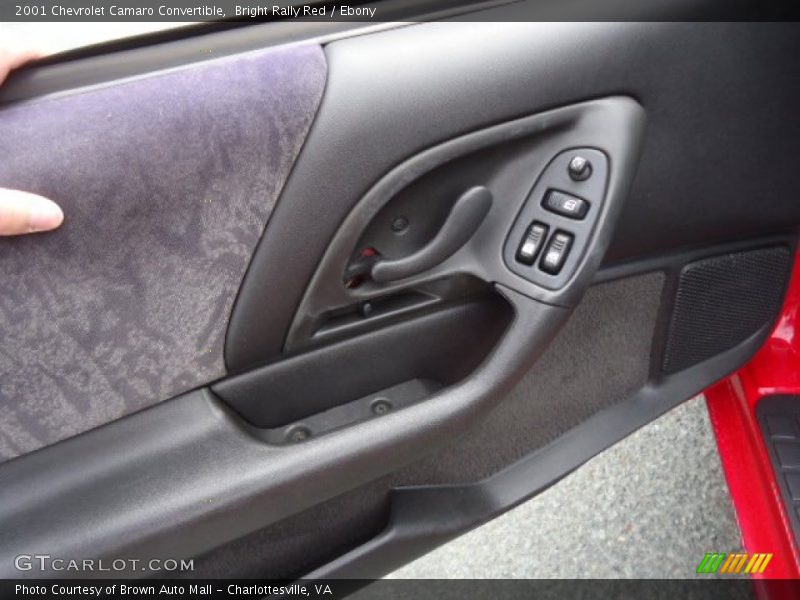 Bright Rally Red / Ebony 2001 Chevrolet Camaro Convertible
