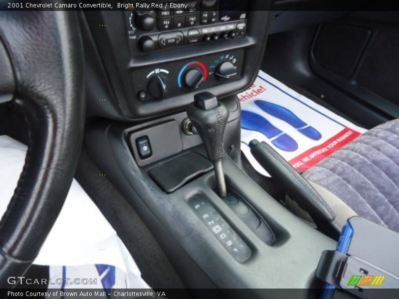 Bright Rally Red / Ebony 2001 Chevrolet Camaro Convertible
