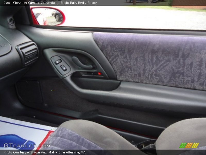 Bright Rally Red / Ebony 2001 Chevrolet Camaro Convertible