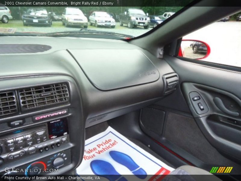 Bright Rally Red / Ebony 2001 Chevrolet Camaro Convertible