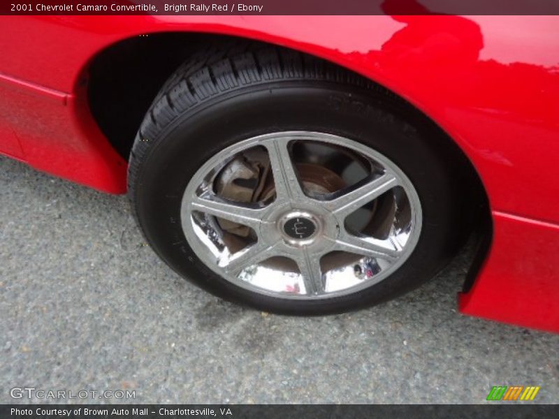 Bright Rally Red / Ebony 2001 Chevrolet Camaro Convertible