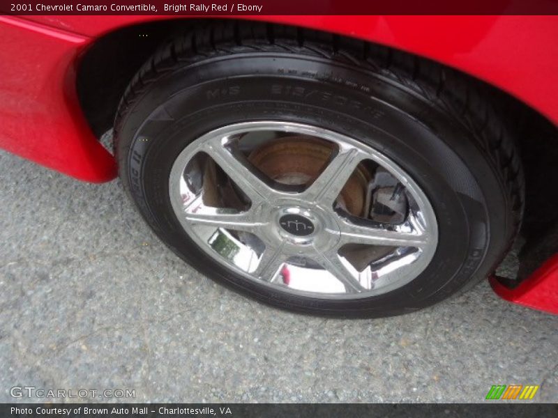 Bright Rally Red / Ebony 2001 Chevrolet Camaro Convertible