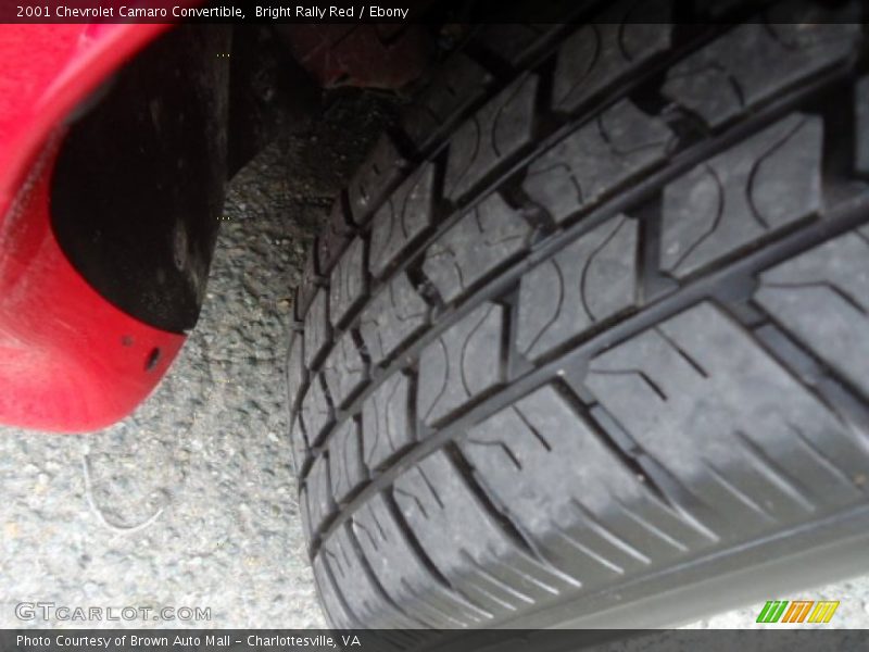 Bright Rally Red / Ebony 2001 Chevrolet Camaro Convertible