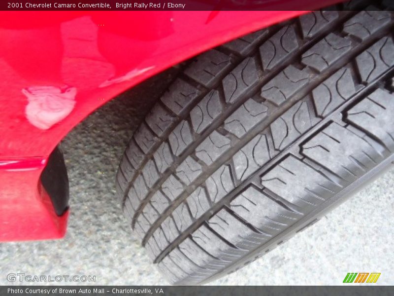 Bright Rally Red / Ebony 2001 Chevrolet Camaro Convertible