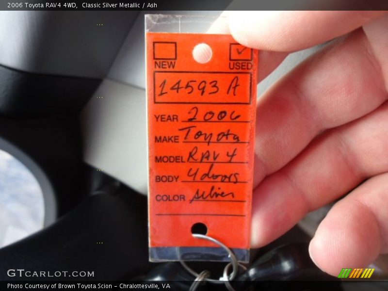 Classic Silver Metallic / Ash 2006 Toyota RAV4 4WD