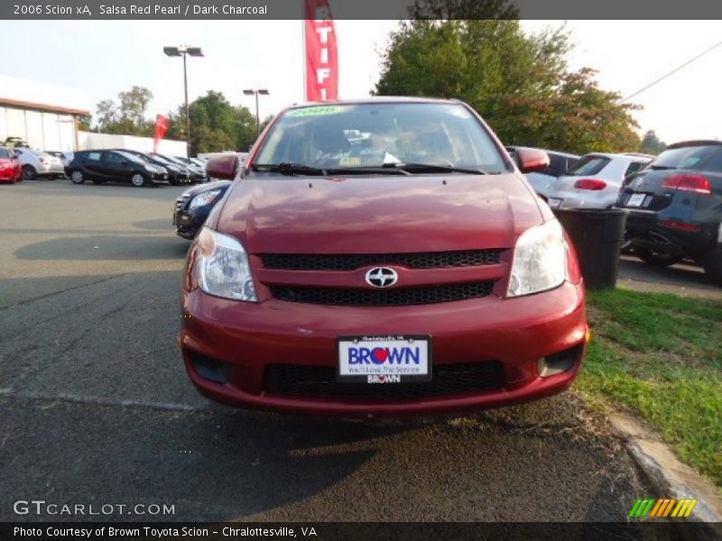 Salsa Red Pearl / Dark Charcoal 2006 Scion xA
