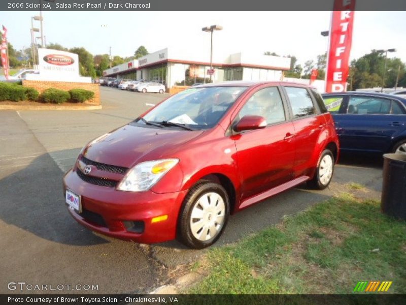Salsa Red Pearl / Dark Charcoal 2006 Scion xA