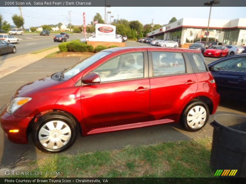 Salsa Red Pearl / Dark Charcoal 2006 Scion xA