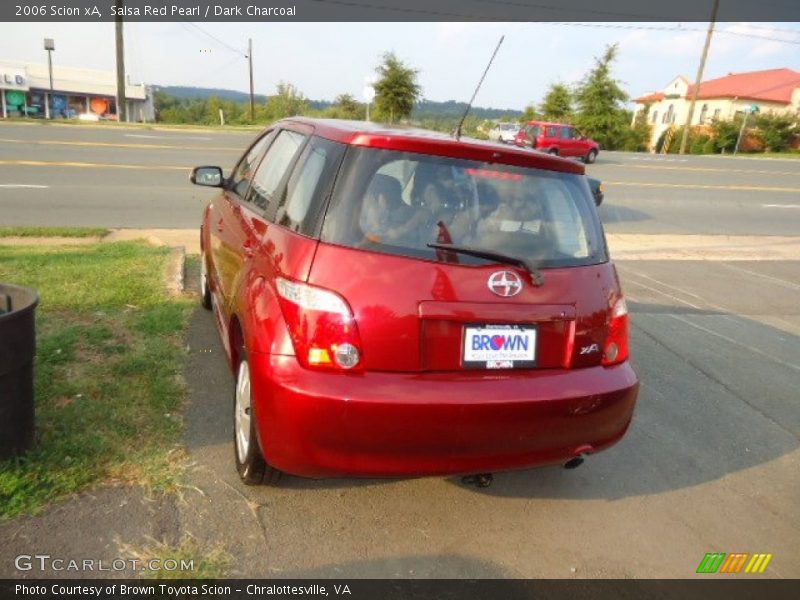 Salsa Red Pearl / Dark Charcoal 2006 Scion xA