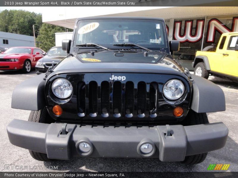 Black / Dark Slate Gray/Medium Slate Gray 2010 Jeep Wrangler Sport 4x4