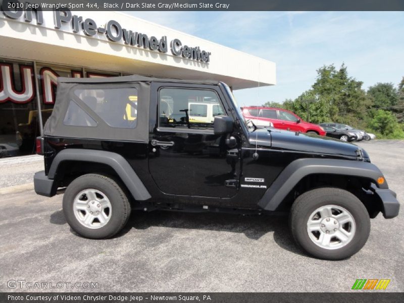 Black / Dark Slate Gray/Medium Slate Gray 2010 Jeep Wrangler Sport 4x4