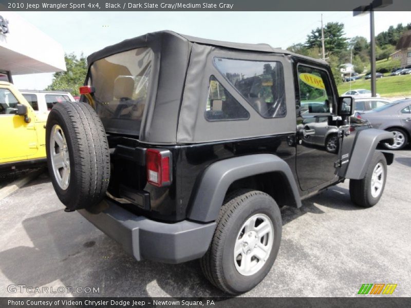 Black / Dark Slate Gray/Medium Slate Gray 2010 Jeep Wrangler Sport 4x4