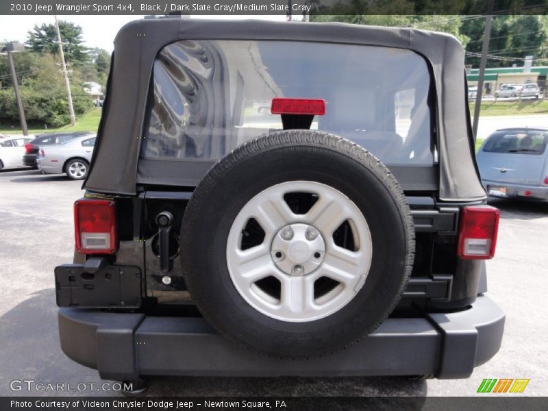 Black / Dark Slate Gray/Medium Slate Gray 2010 Jeep Wrangler Sport 4x4