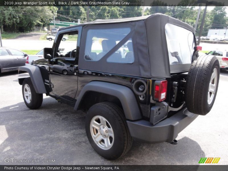 Black / Dark Slate Gray/Medium Slate Gray 2010 Jeep Wrangler Sport 4x4