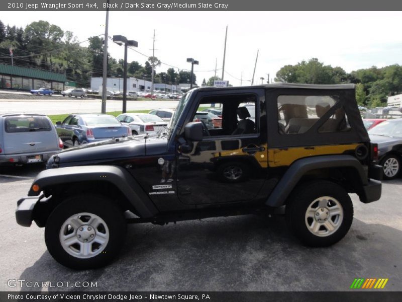 Black / Dark Slate Gray/Medium Slate Gray 2010 Jeep Wrangler Sport 4x4