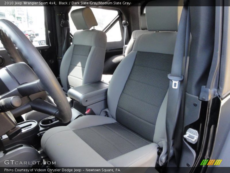 Black / Dark Slate Gray/Medium Slate Gray 2010 Jeep Wrangler Sport 4x4