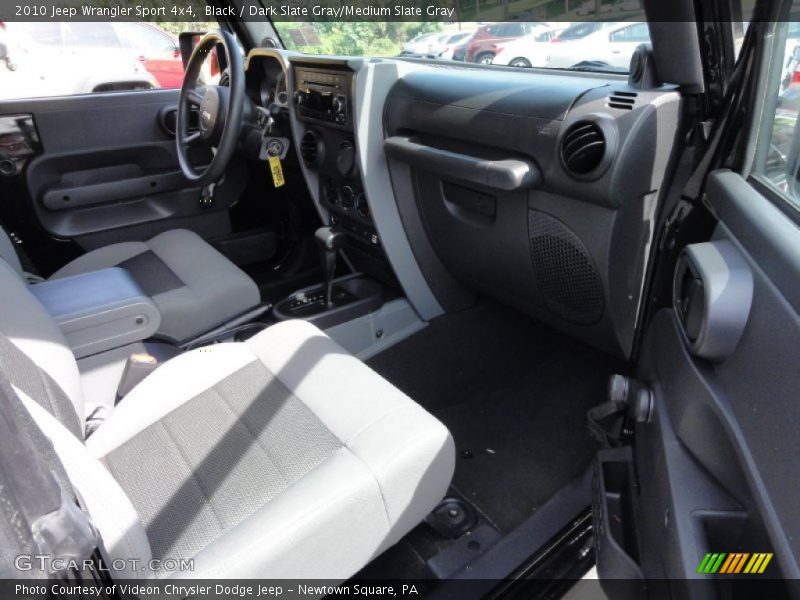 Black / Dark Slate Gray/Medium Slate Gray 2010 Jeep Wrangler Sport 4x4