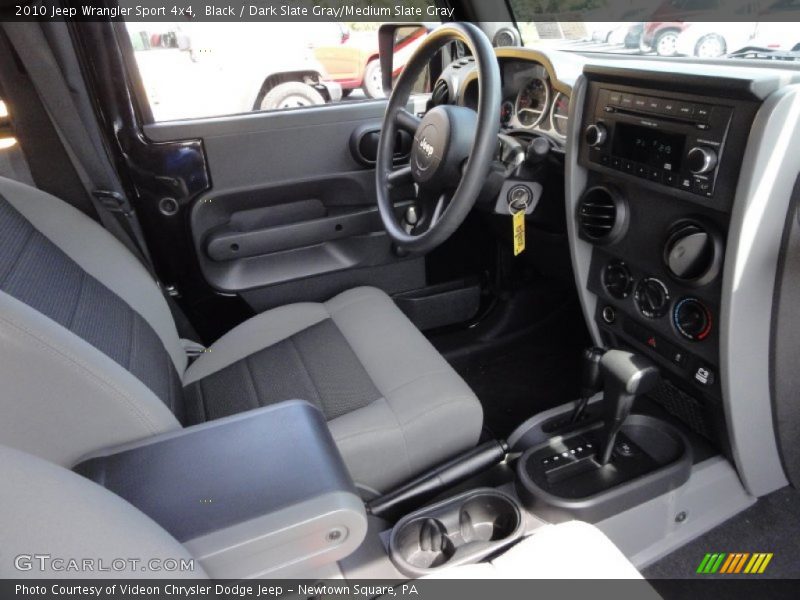 Black / Dark Slate Gray/Medium Slate Gray 2010 Jeep Wrangler Sport 4x4