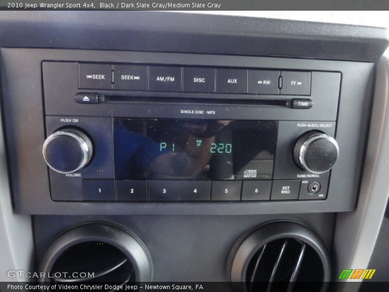 Black / Dark Slate Gray/Medium Slate Gray 2010 Jeep Wrangler Sport 4x4