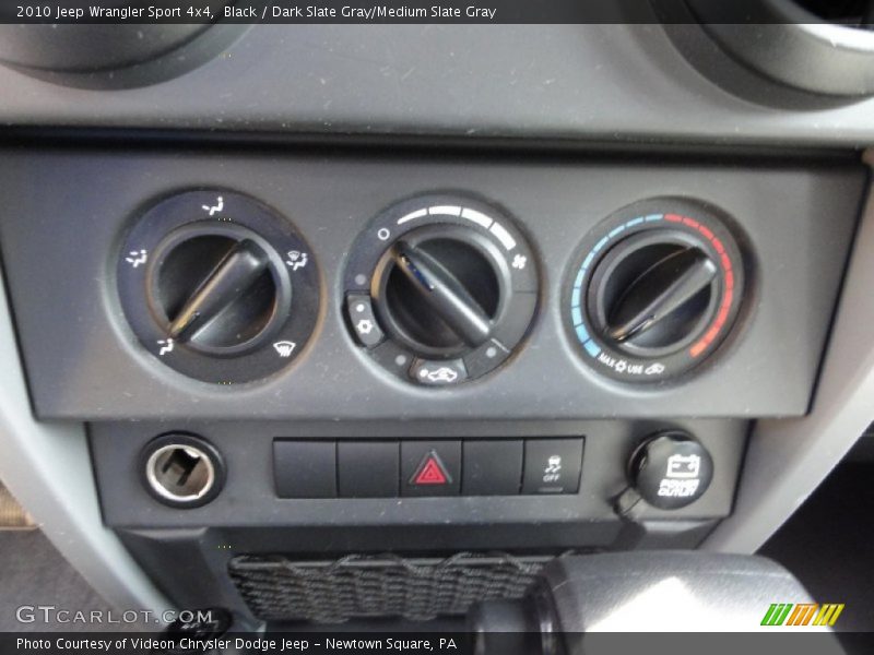 Black / Dark Slate Gray/Medium Slate Gray 2010 Jeep Wrangler Sport 4x4