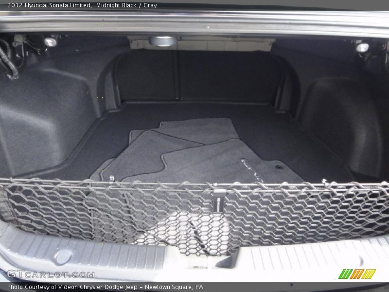 Midnight Black / Gray 2012 Hyundai Sonata Limited