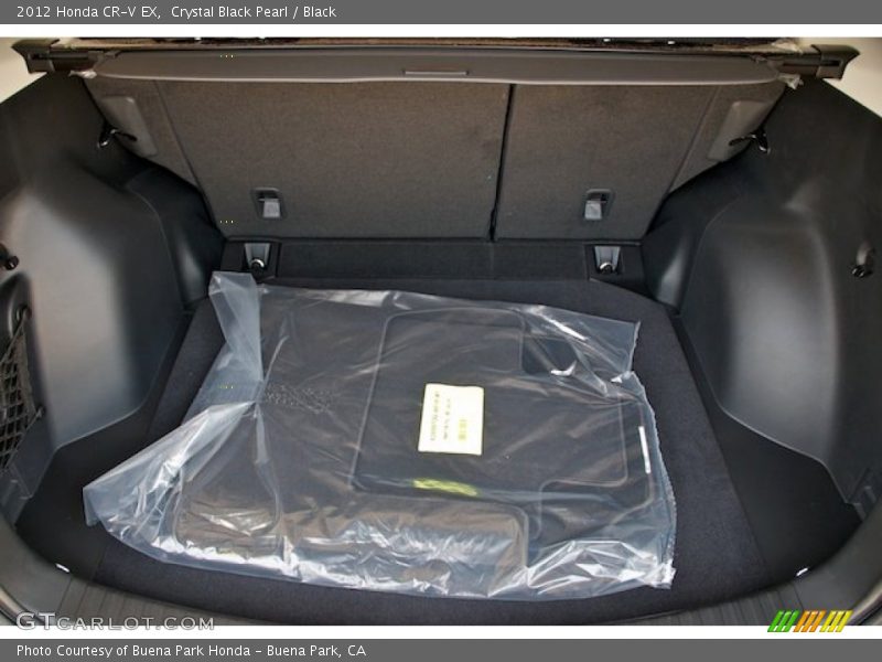 Crystal Black Pearl / Black 2012 Honda CR-V EX