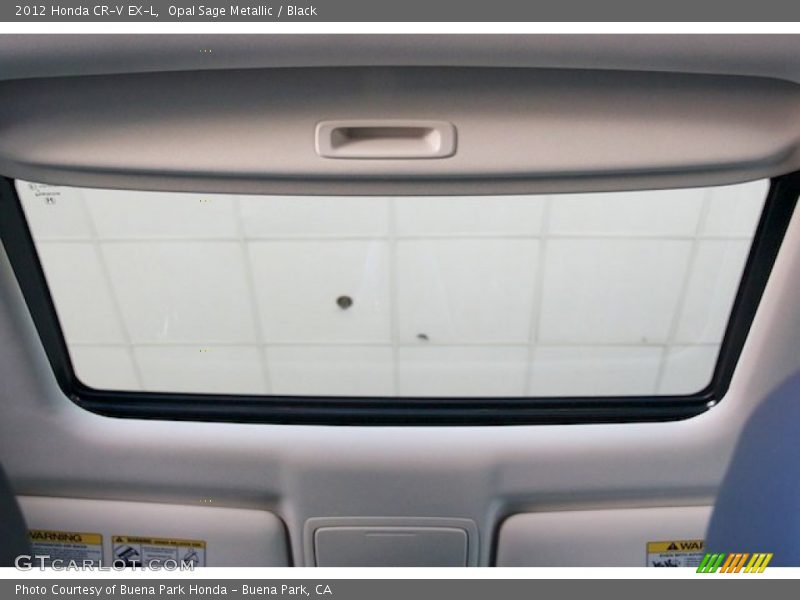 Opal Sage Metallic / Black 2012 Honda CR-V EX-L