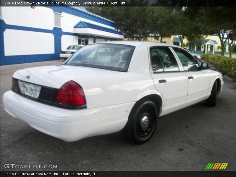 Vibrant White / Light Flint 2004 Ford Crown Victoria Police Interceptor