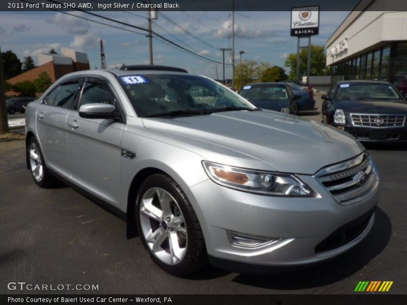 Ingot Silver / Charcoal Black 2011 Ford Taurus SHO AWD