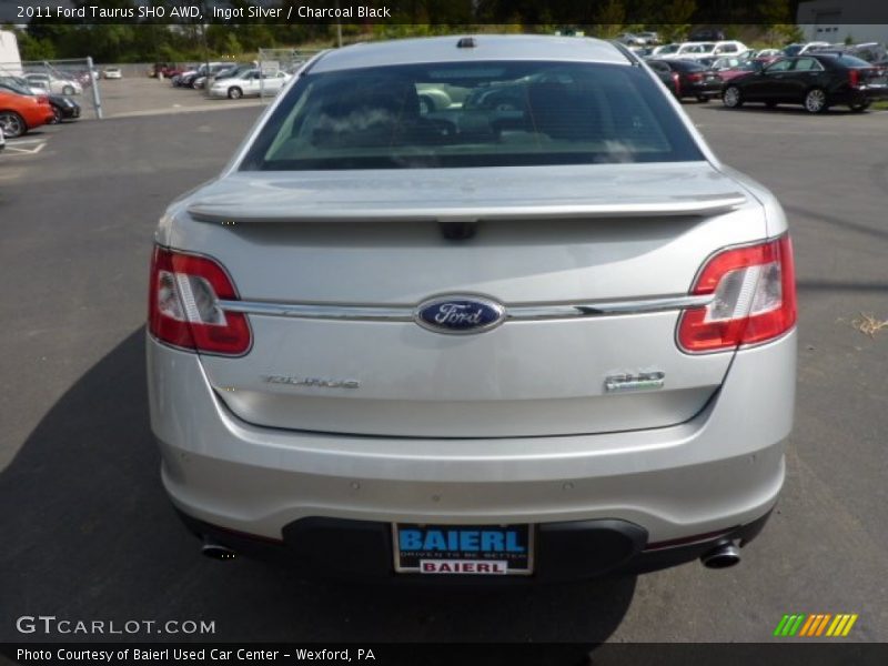 Ingot Silver / Charcoal Black 2011 Ford Taurus SHO AWD