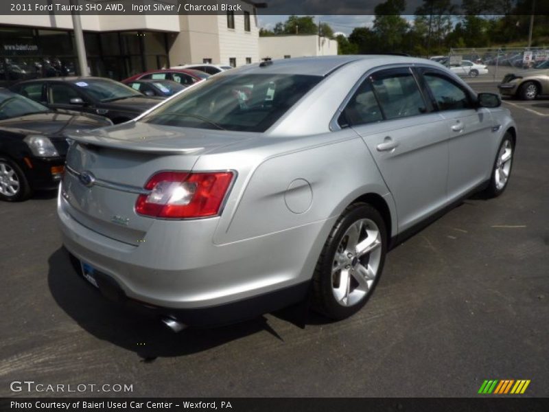Ingot Silver / Charcoal Black 2011 Ford Taurus SHO AWD