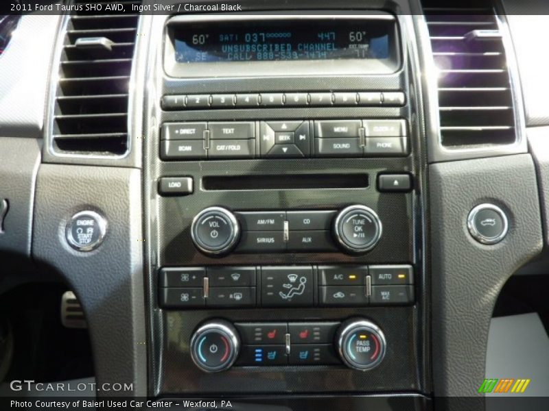 Ingot Silver / Charcoal Black 2011 Ford Taurus SHO AWD