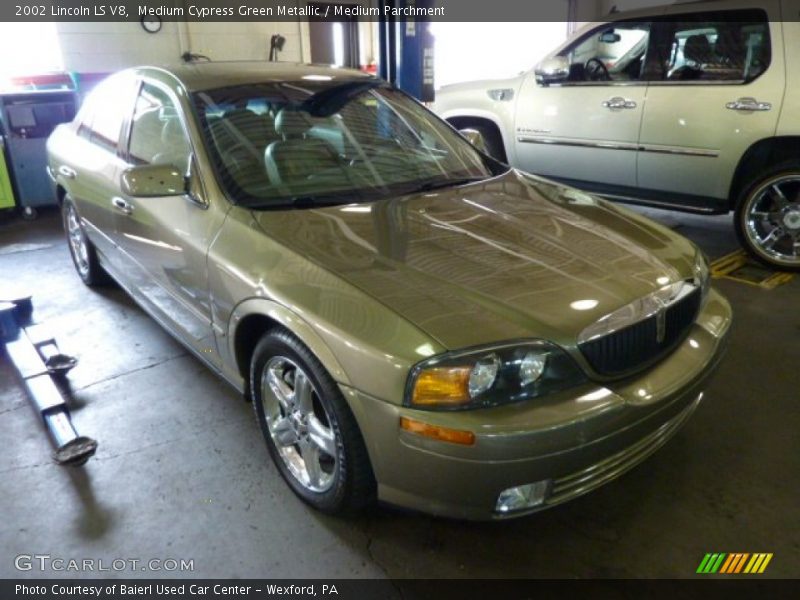 Medium Cypress Green Metallic / Medium Parchment 2002 Lincoln LS V8